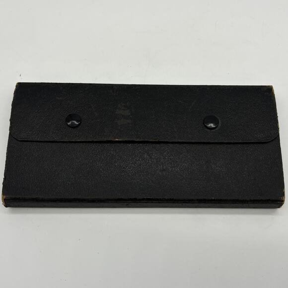 Vtg Siebenhaar Co Germany 10pc Drafting Tool Set Black Case Felt Lined Compass - Picture 6 of 8